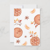 Cutie Pie is onderweg Baby shower bedankt (Achterkant)