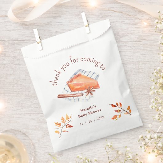 Cutie Pie is onderweg Baby shower bedankt Bedankzakje (Geknipt)