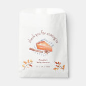 Cutie Pie is onderweg Baby shower bedankt Bedankzakje (Voorkant)