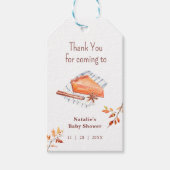 Cutie Pie is onderweg Baby shower bedankt Cadeaulabel (Voorkant)