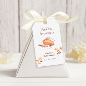 Cutie Pie is onderweg Baby shower bedankt Cadeaulabel