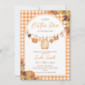 Cutie Pie is op de weg herfst herfst Baby shower Kaart (Voorkant)