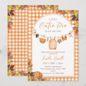 Cutie Pie is op de weg herfst herfst Baby shower Kaart (Voorkant / Achterkant)