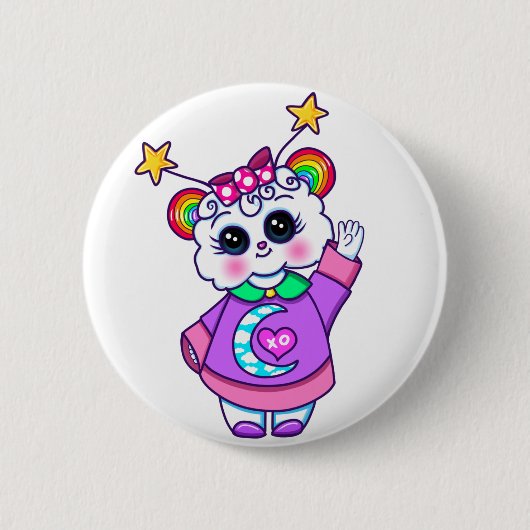 Cutie Pie Kawaii Button (Voorkant)