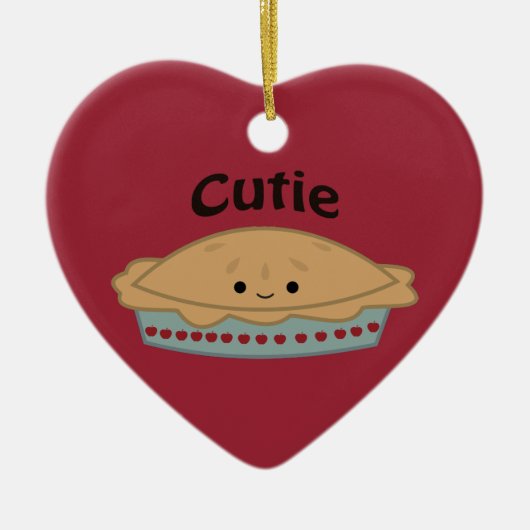 Cutie Pie Keramisch Ornament (Voorkant)