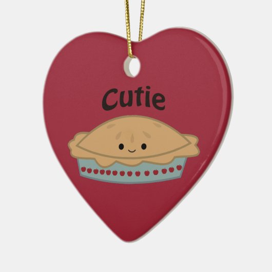 Cutie Pie Keramisch Ornament (Links)