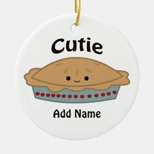 Cutie Pie Keramisch Ornament (Voorkant)