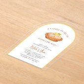 Cutie Pie Lemon Baby shower Acryl Uitnodiging (Laagn)