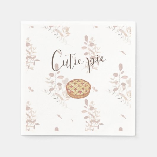 Cutie Pie Napkins Servet (Voorkant)