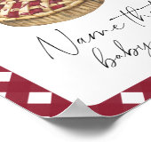 Cutie pie - noem dat baby eten poster (Hoek)