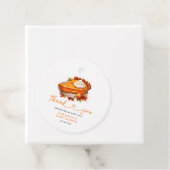 Cutie Pie Pompoen Herfst Baby shower Dank u Bedankjes Labels (In situ)