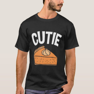 Cutie Pie Pompoen Pie Thanksgiving Voor T-shirt