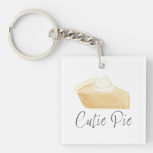 Cutie Pie Pompoentaart Sleutelhanger – Herfstfeest (voorkant)