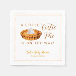 Cutie Pie Pumpkin Baby shower servetten