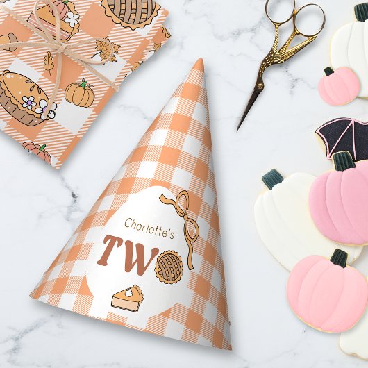 Cutie Pie Pumpkin Birthday Feesthoedjes