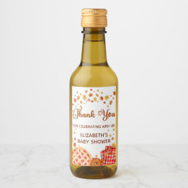 Cutie Pie Pumpkin Fall Baby Shower Thank You Wijn Etiket