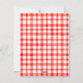 Cutie Pie Pumpkin Herfst Baby shower Bedankt Card Feestdagenkaart (Achterkant)