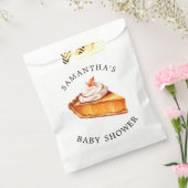 Cutie Pie Pumpkin Herfst Baby shower Bedankzakje (Gezegeld)