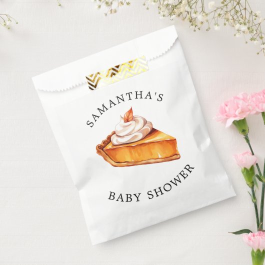 Cutie Pie Pumpkin Herfst Baby shower Bedankzakje (Gezegeld)