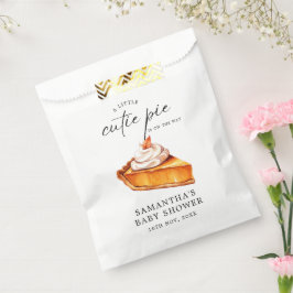 Cutie Pie Pumpkin Herfst Baby shower Bedankzakje