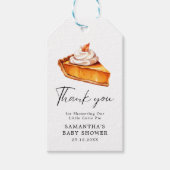 Cutie Pie Pumpkin Herfst Baby shower Boeken voor B Cadeaulabel (Voorkant)