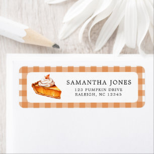 Cutie Pie Pumpkin Herfst Baby shower Etiket