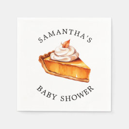 Cutie Pie Pumpkin Herfst Baby shower Servet