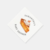 Cutie Pie Pumpkin Herfst Baby shower Servet (Hoek)