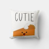 Cutie Pie Pumpkin Pie Kussen (Voorkant)