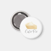 Cutie Pie Pumpkin Pie Magnet – Fall Shower Favor (Voorkant / Achterkant)