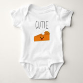 Cutie Pie Pumpkin Pie Romper (Voorkant)