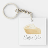 Cutie Pie Pumpkin Pie Sleutelhanger – Herfst Douch (voorkant)