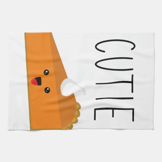 Cutie Pie Pumpkin Pie Theedoek (Horizontaal)