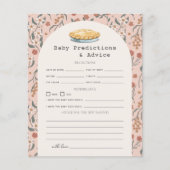 Cutie Pie Roze Bloemen Baby Voorspellingen & Advie (Voorkant)