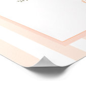 Cutie Pie Sinaasappel Gingham Time Capsule Poster (Hoek)