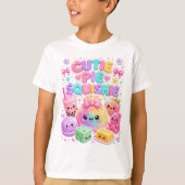 Cutie Pie Squishie Cute Dumpling Bubble Tea T-shirt (Voorkant)
