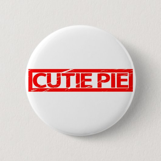 Cutie Pie Stamp Ronde Button 5,7 Cm (Voorkant)