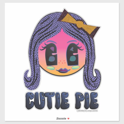 Cutie Pie Sticker (Vel)