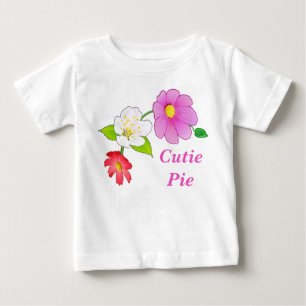 Cutie Pie T Shirten Floral Hawaiian Baby kleding