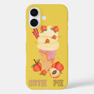 Cutie Pie telefoonhoesje - mosterd iPhone 16 Hoesje