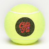 Cutie Pie Tennisballen (Achterkant)