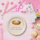 Cutie Pie Thanksgiving Baby shower Borden Papieren Bordje (Feest)
