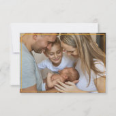 Cutie Pie Thanksgiving Baby shower Dank u Bedankkaart (Achterkant)