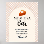 Cutie Pie Thanksgiving baby shower Favor teken Poster (Voorkant)