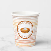 Cutie Pie Thanksgiving Baby shower papieren bekers (Voorkant)