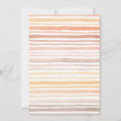 Cutie Pie Thanksgiving Baby shower Uitnodigen Kaart (Achterkant)