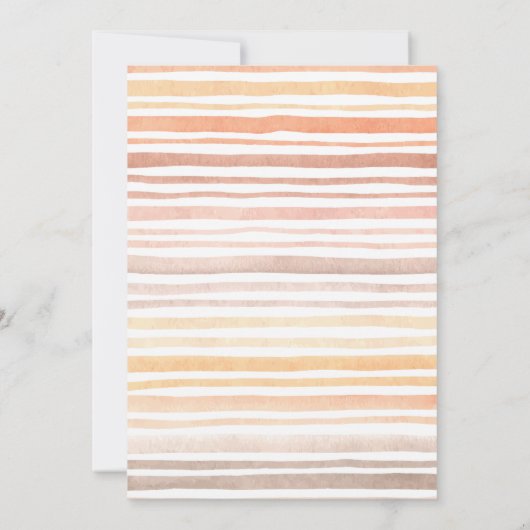 Cutie Pie Thanksgiving Baby shower Uitnodigen Kaart (Achterkant)