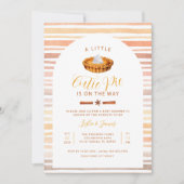 Cutie Pie Thanksgiving Baby shower Uitnodigen Kaart