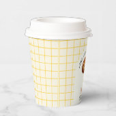 Cutie Pie Thanksgiving Herfst Baby shower Papieren Bekers (Rechts)