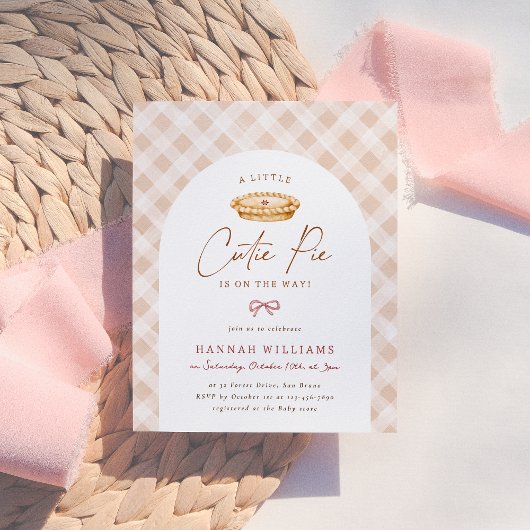 Cutie Pie Thanksgiving Herfst Budget Baby shower